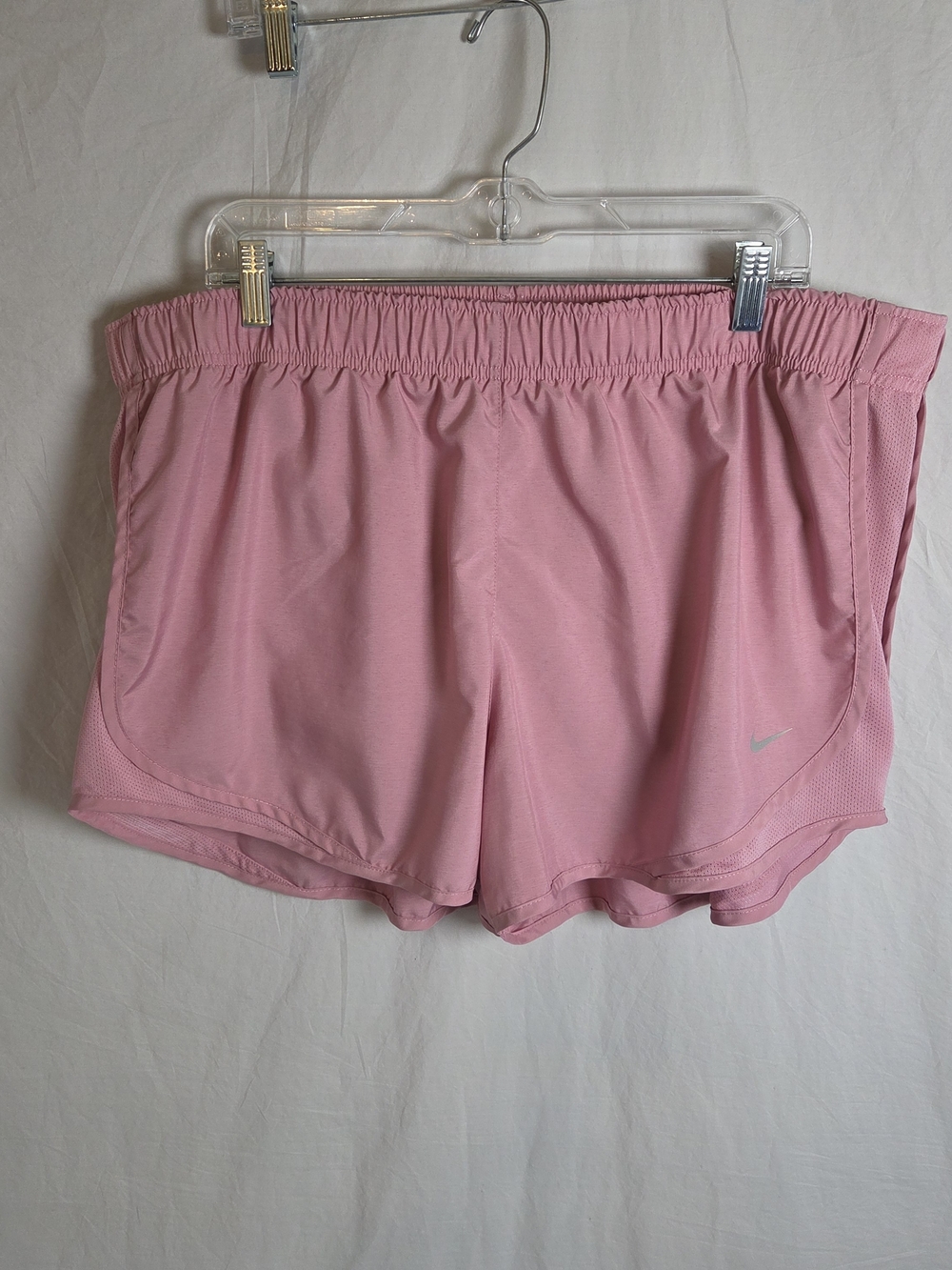 Nike Aster Pink Tempo 3" Lined Dri-FIT Running Athletic Gym Workout Shorts Size